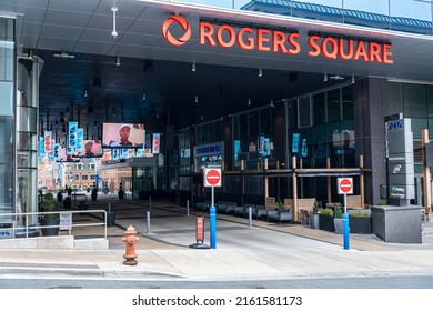 Halifax, Nova Scotia, Canada - 10 August 2021: Outdoor Plaza Rogers Square