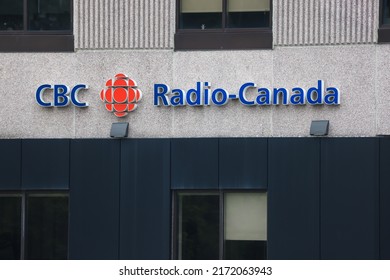 Halifax, Nova Scotia, Canada - JUNE, 2022 - CBC Halifax Radio And Television Building. Canadian Broadcasting Corporation Aka Radio-Canada Is A Federal Crown Corporation A Popular TV Network In Canada