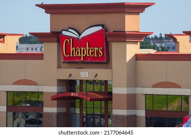 HALIFAX, NOVA SCOTIA, CANADA - JUNE 2022 - Chapters Store Front. A Canadian Big Box Bookstore Banner Owned By Indigo Books And Music.