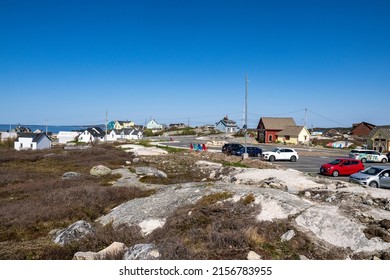 Halifax Regional Municipality, NS, Canada - May 14, 2022: Peggy’s Cove In A Sunny Day