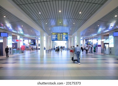 Hall of airport