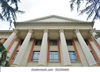 Hall Building In College