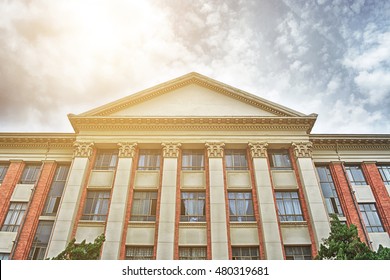 Hall Building In College