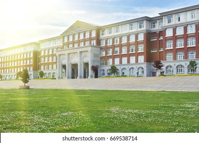 Hall Building In College