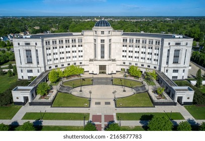 Hall Of Justice, The Home Of The Michigan State Supreme Court In Lansing, Michigan