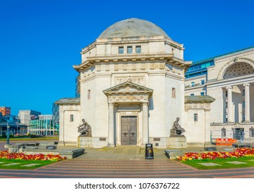 Hall Of Memory And Baskerville House In Birmingham, England
