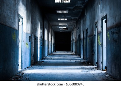 hall of an old prison
