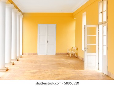 Hall Path In Luxury House.