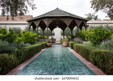 Hall In The Secret Garden Marrakech City, Morocco