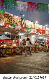 Hallandale, FL, USA - May 21, 2022: Night At The Italian Festival At Gulfstream Park