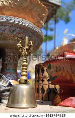 the hallmark of Bali with meditation tools that are often used pedande
