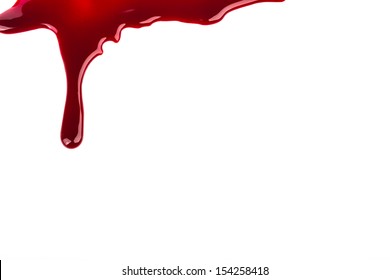 Halloween Concept : Blood Dripping