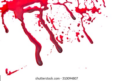 Halloween Concept : Blood Dripping