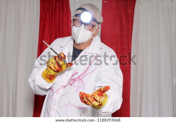 Marine Anthology Abbreviate Halloween Costume Evil Dentist Haunted Circus Stock Photo 1188293068 |  Shutterstock