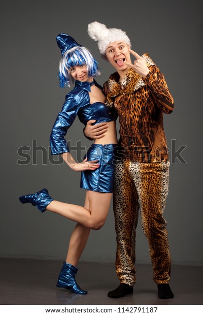 Halloween Couple Costumes 5th Element Movie の写真素材 今すぐ