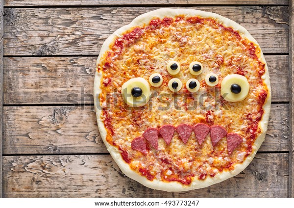 Halloween Creative Scary Food Monster Zombie Stock Photo Edit Now 493773247