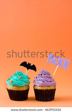 Similar – Halloween cupcakes Food