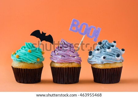 Similar – Halloween cupcakes Food