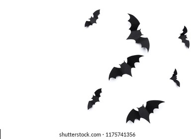 halloween and decoration concept - paper bats flying - Powered by Shutterstock