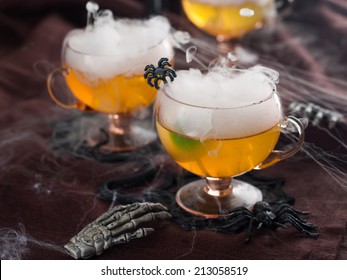 Halloween Drink For Party, Selective Focus 