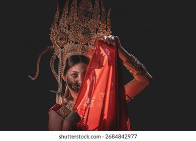 Halloween horror devil and vampire unleashed in a scary zombie scene ghostly enchantment dark studio eerie atmosphere