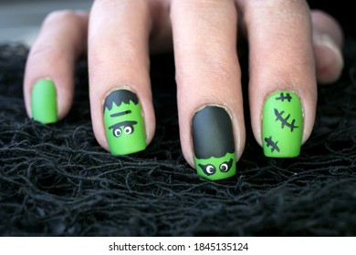 Halloween Inspired Nail Art Design