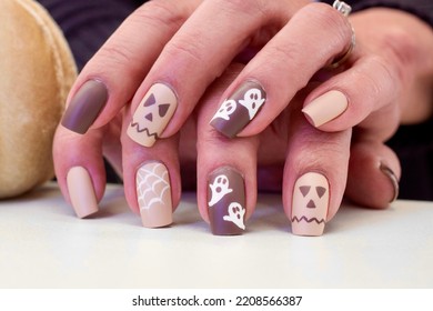 Halloween Inspired Nail Art Design