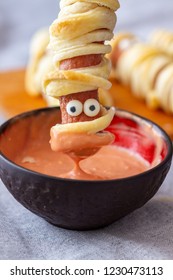 Halloween Mummy Hot Dogs