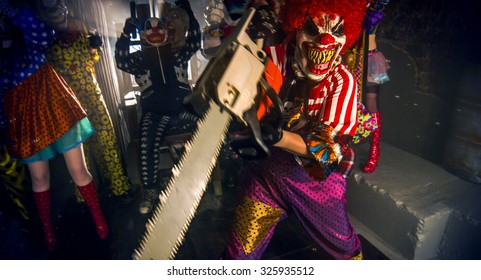 Halloween Party Horror Clowns Clown Red Stock Photo 325935512 ...