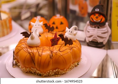Halloween Pumpkin Cake And Dessert  
