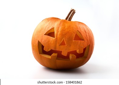 Halloween Pumpkin on white background