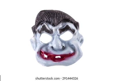 Halloween Scary Mask Isolated On White Background