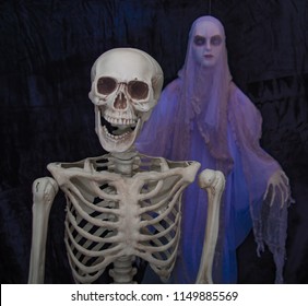 Halloween Skeleton And Ghoul