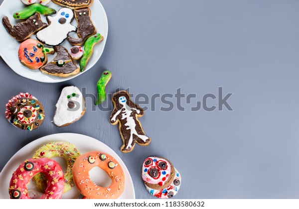 Halloween Sweet Treats Party Food Concept Stock Photo Edit Now