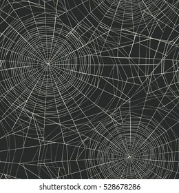 Halloween Themed Seamless Pattern Spider Web Stock Vector Halloween Themed Seamless Pattern Spider Web Stock Vector