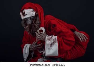 Babbo Natale Zombie.Santa Zombie Immagini Foto Stock E Grafica Vettoriale Shutterstock