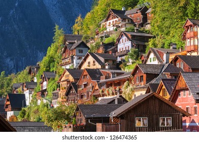 Hallstatt, Salzkammergut, Austria, UNESCO World Nature And Culture Heritage Site