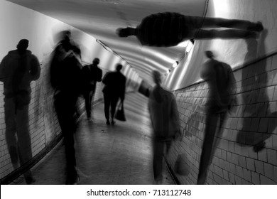 Hallucinations, delirium in EKW tunnel.