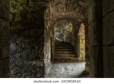 Hallway in a historic scottish castle. - Powered by Shutterstock