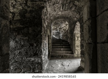 Hallway in a historic scottish castle. - Powered by Shutterstock