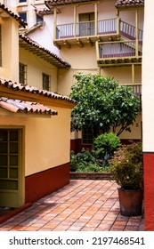 Hallway Of Old House In Bogotá