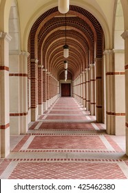 A Hallway Of Rice University In Houston Texas