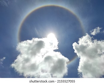 halo sun above to the sky - Shutterstock ID 2155527055