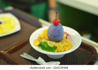 Halo Halo With Ube Ice Cream