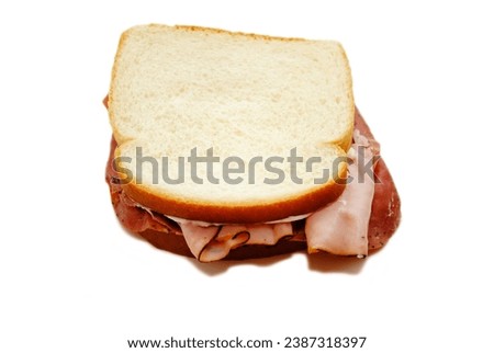 Similar – Image, Stock Photo Meat Cheese Cheese II