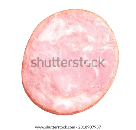 Similar – Image, Stock Photo photo of sliced sausage and cheese assortment