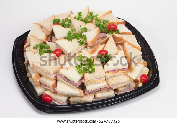 Ham Turkey Cheese Party Platter On Stock Photo Edit Now 524769325