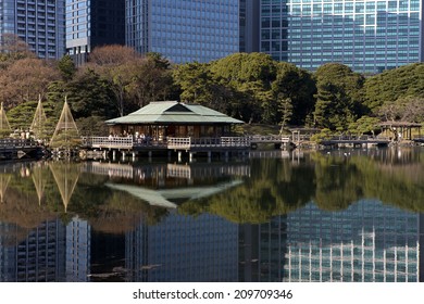 Hama Rikyu Gardens Tokyo, Japan