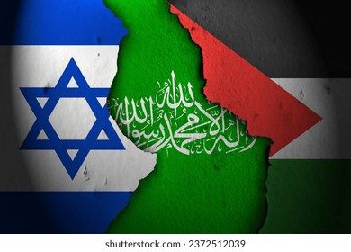 Hamas between Israel and Palestine. Israel Hamas Palestine