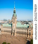 Hamburg City Hall or Hamburger Rathaus is the seat of local government of Hamburg, Germany